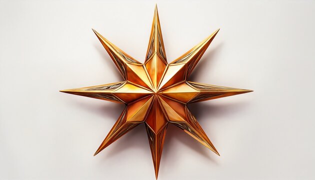 a throwing star isolated object white background