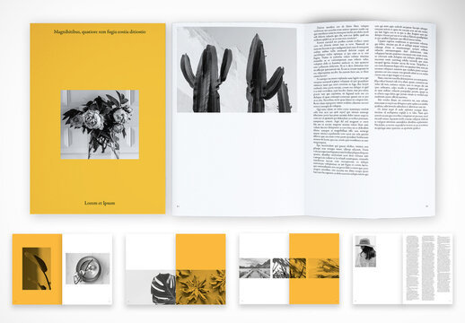 Modern Art Exhibition Catalog Template