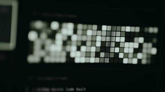 Grid composed of analog light pixels