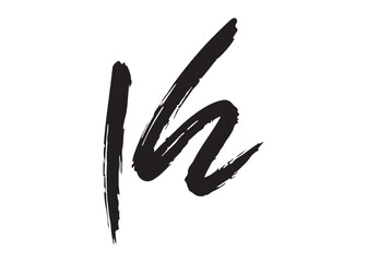 Obraz premium brush strokes logo silhouette vector, brush stroke pattern silhouette vector illustration, paint strokes logo silhouette vector, hand drawn brush strokes logo silhouette design on white background