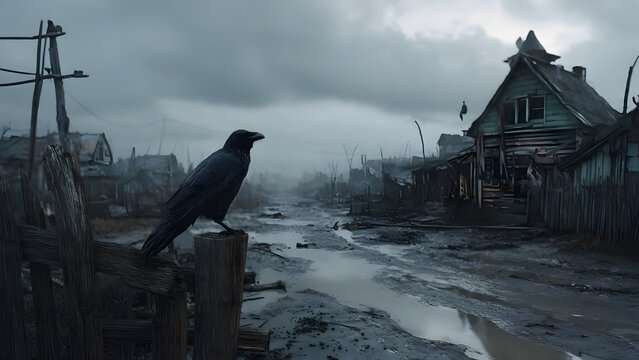 raven on the roof