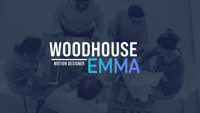 Modern Gradient Name Title Opener