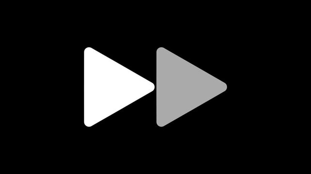 Animation of looping rewind button concept. Rewind Graphic icon Background