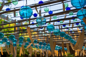 青色の風鈴 / Blue wind chimes