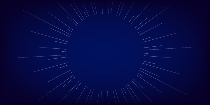 Circle sound wave visualisation. Pixel music player equalizer. Radial audio signal or vibration element. Voice recognition. Epicentre, target, radar, radio icon concept.