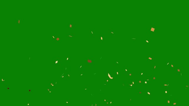 Confetti party explosion animation with falling glitter celebration effect and vibrant festive background with shiny streamers and sparkling particles, perfect for birthday parties and holiday videos