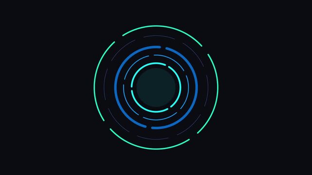 Data rings with rotating segments simulating an analytical engine