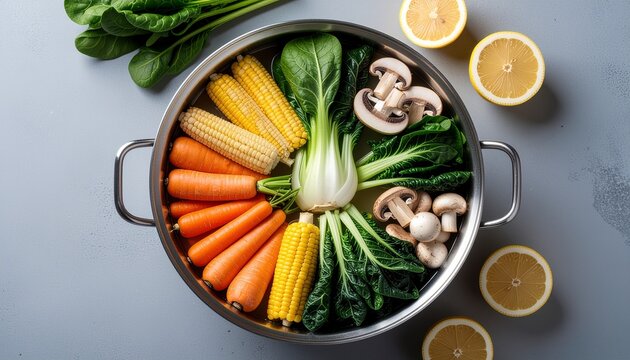 野菜と鍋