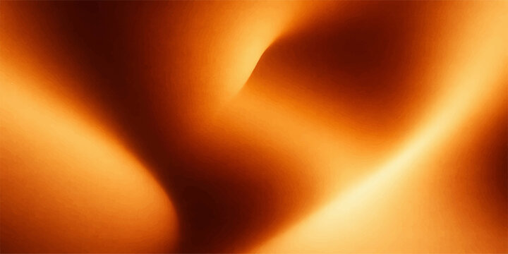 Abstract orange glowing background with light rays
