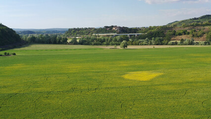 Civita Castellana with the Tiber River, near Rome