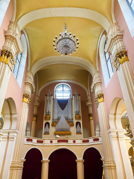 Interiors and decor of Saint Sophia Cathedral, Polotsk, Belarus