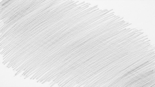 Rapidly alternating pencil scribbles create a textured, chaotic animation on stark white paper, conveying a frantic sense of raw energy and erratic rhythm through dense graphite strokes and movements