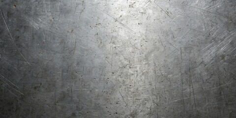 Obraz premium Weathered metal surface with faint scratches and signs of aging.