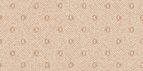 Geometric seamless pattern, grainy textured. Ornament with delicate thin lines. Luxury abstract background.