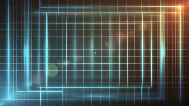 Corner Grid Flare Fade