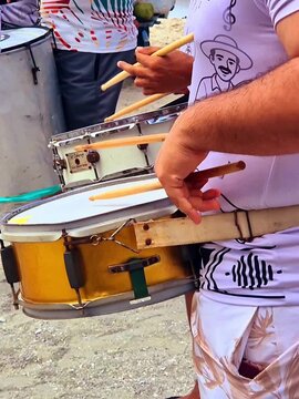 Orquestra de frevo no borogod&oacute; brasileiro