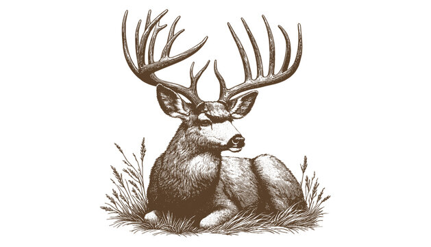 Mule deer vector