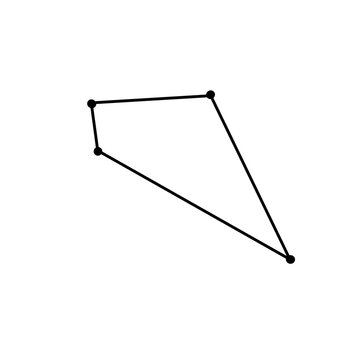 Sextans constellation star astrology organic line hand drawn black and white
