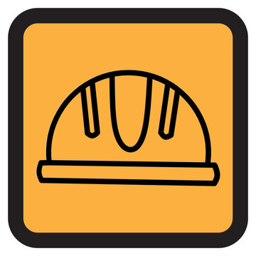 Construction Worker Safety Icon