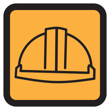 Construction Worker Safety Icon