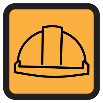 Construction Worker Safety Icon