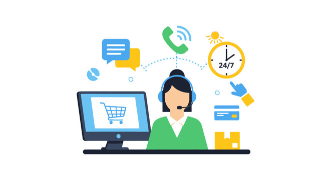 Dedicated Customer Support for Online Shopping & E-commerce Services, 24/7 Assistance