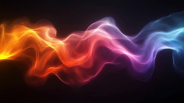 abstract background with neon smoke