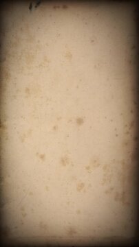 Vintage Old Paper Stop Motion Film Background Loop
Abstract vintage background with old paper textures, noise and grain seamless looping