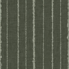 Fototapeta premium Seamless organic woven olive green linen texture with distressed vertical stripes boho fabric background