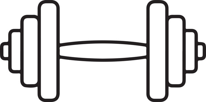 Minimal dumbbell fitness exercise weightlifting