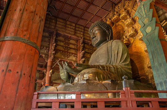 日本の奈良県にある東大寺の大仏