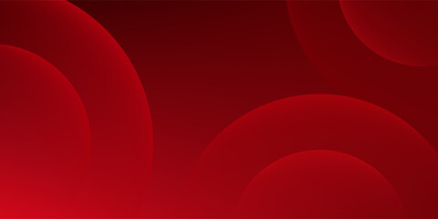 Abstract red background with circles.  Applicable for gift card, Poster on wall poster template, EPS 10