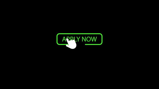 Apply Now Button Animation for Website or Video 