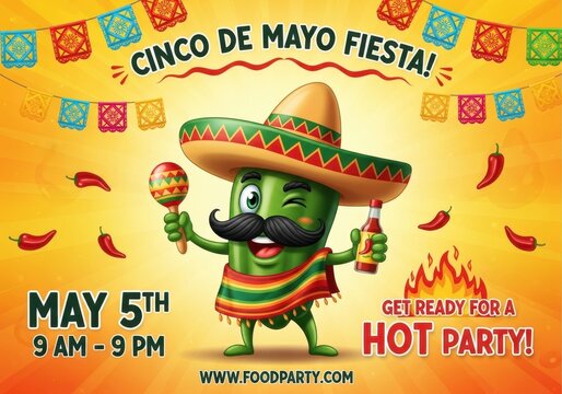 Cinco de mayo fiesta celebration event