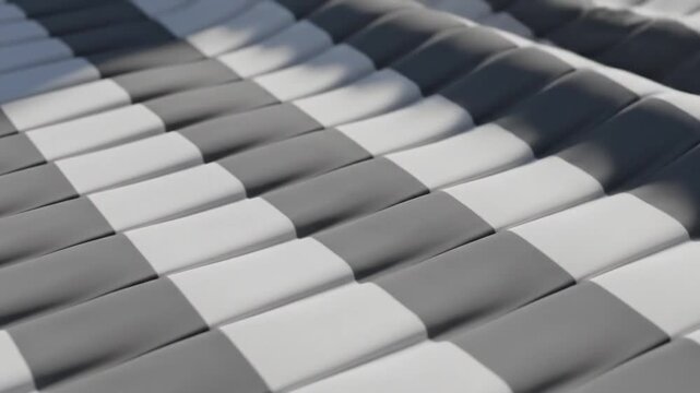 Close up of gray roof tiles.