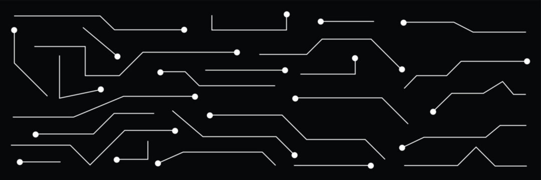 Callouts titles set. Digital callouts . Line callout label set. isolated on white background. Vector illustration. EPS 10 .