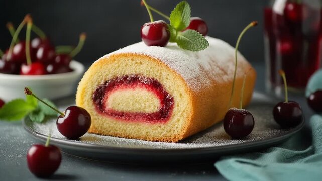 S&uuml;&szlig;es mit Kirschen