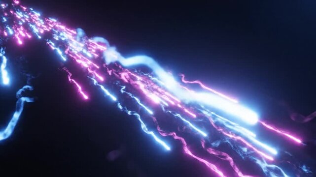 Electricity Strikes in Dark Space.