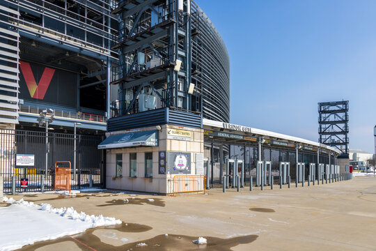 MetLife Stadium the home of the New York Giants football team in East Rutherford New Jersey USA