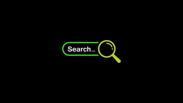 Search Interface Icon Animation for Web and App