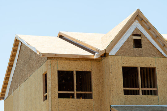 construction of a new plywood house