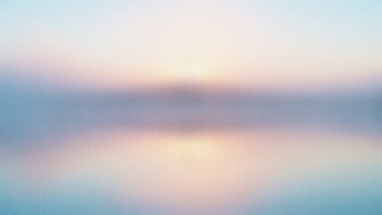 Easter sunday morning sunrise over calm waters a symbol of renewal and hope