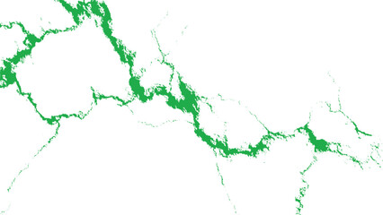 Green rivers and streams flowing through landscape  natural waterways and tributaries