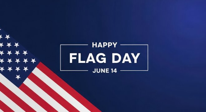 Waving american flag with red white and blue colors