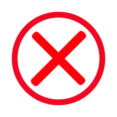 Obraz premium red Cross Icon