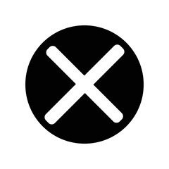 Fototapeta premium Cross Icon Close Cancel Symbol Set