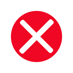 Fototapeta premium red Cross Icon