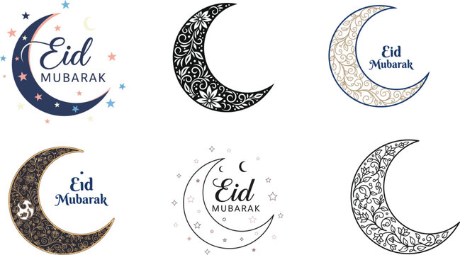 A decorative set of black vector calligraphic design elements and page decoration icons featuring an artistic cat silhouette and love tattoo patterns for label or logo illustration