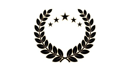 Obraz premium laurel wreath vector