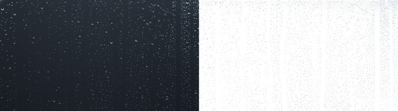 Water drops rainy window fresh clean pure natural cool overlay PNG transparent background